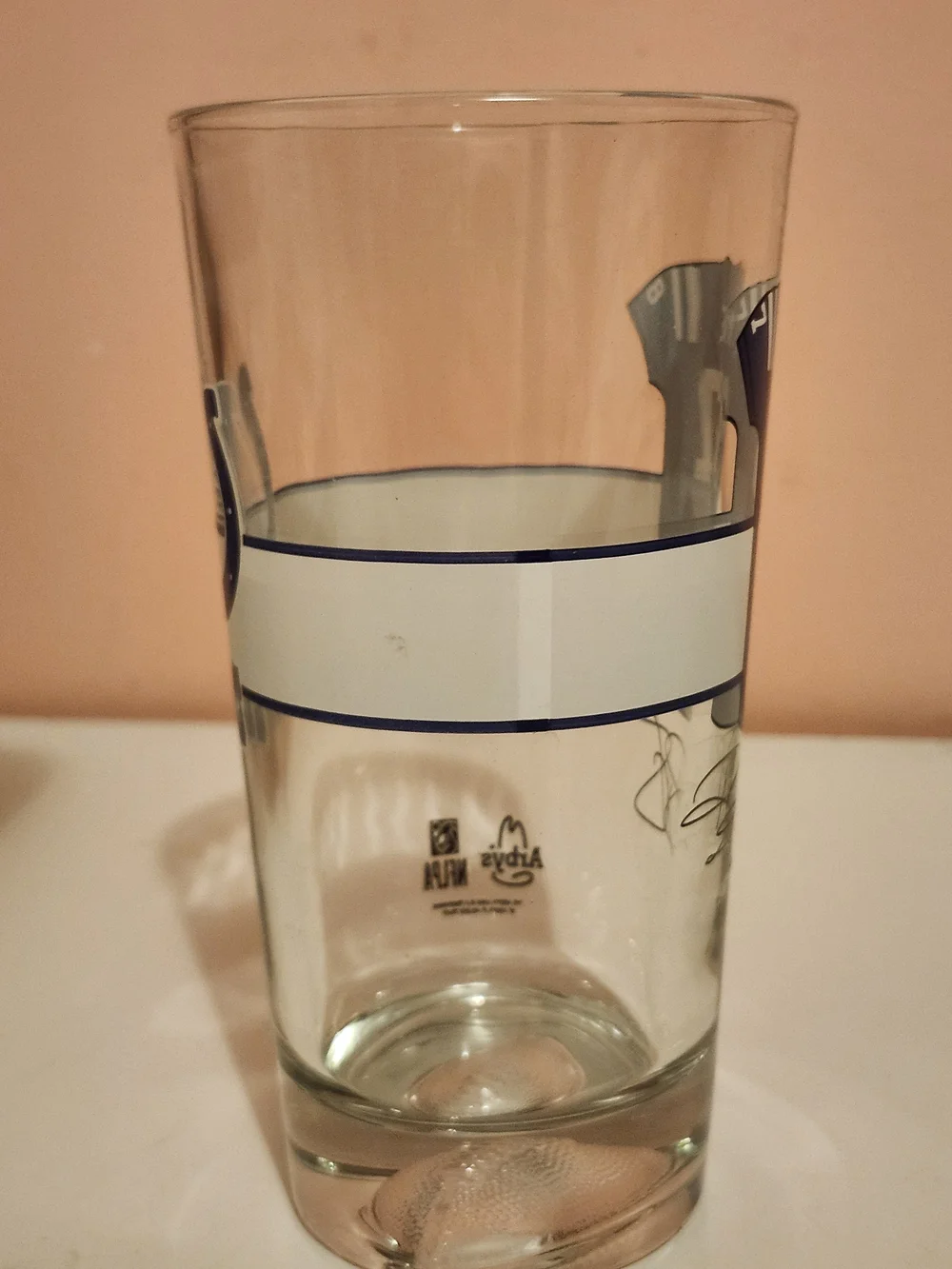 Indianapolis Colts Clear Pint Glass with Navy Logo